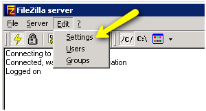 Настройка FTP сервера